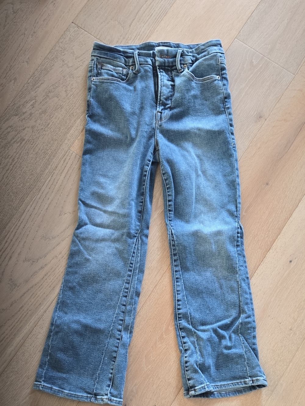 Women’s Good American crop Mini Bootcut Jeans